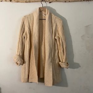 Anthropologie chunky knit cardigan